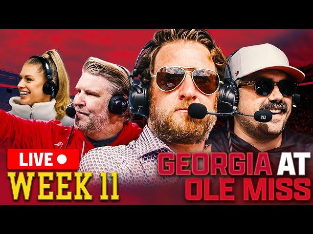 LIVE FROM OXFORD FOR GEORGIA VS. OLE MISS | Barstool College Football Show Week 11