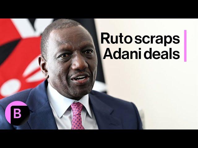 Kenya's Ruto Scraps $2.6 Billion Adani Deals in Wake of US Indictment