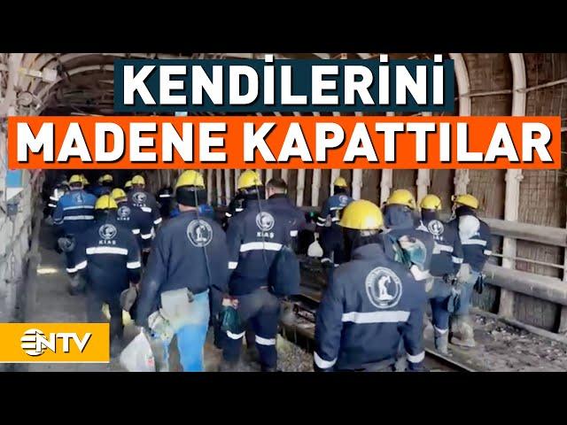 Ankara'da 500 Madenciden Yeraltında Eylem | NTV