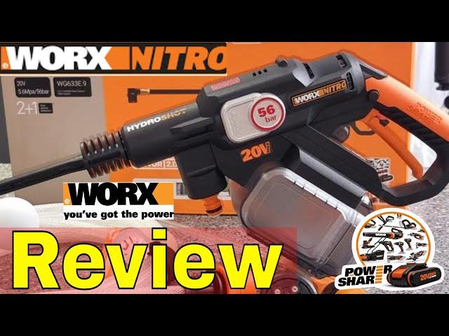 New Worx Hydroshot Nitro 56bar: Pressure Washer Review 2023