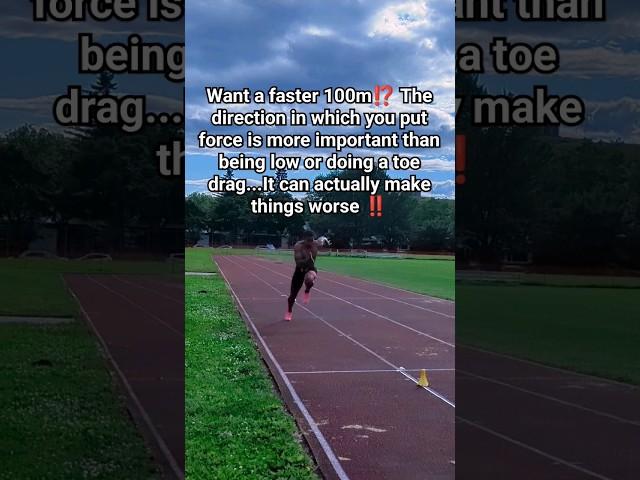 The key to Sprint a faster 100m  #athletics #100m #trackandfield #workout #athlete #speedtraining