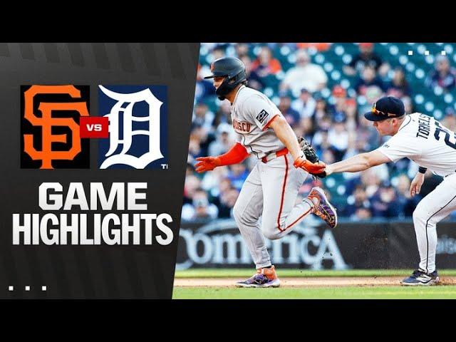 Giants vs. Tigers Game Highlights (5/27/25) | MLB Highlights