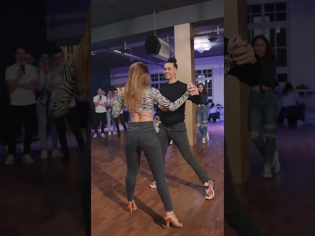 Ivan Cruz (Bachahop) & Lisa K. - Bachata Fusion - Lips on You (Bachata Version) #bachata #shorts