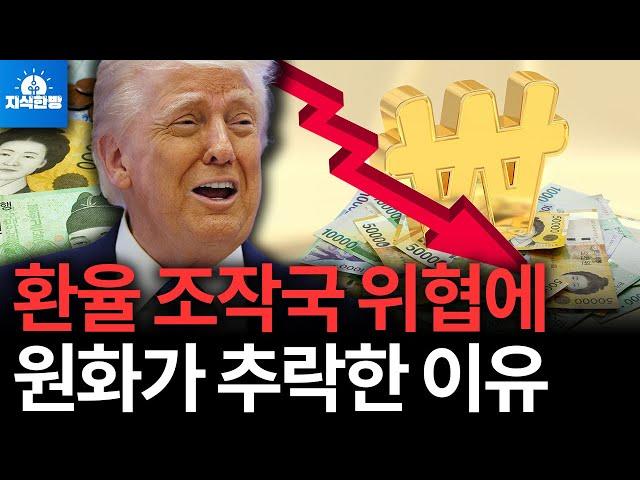 미국의 환율 조작국 위협에 원화 가치가 하락한 이유는? (박종훈의 지식한방)
