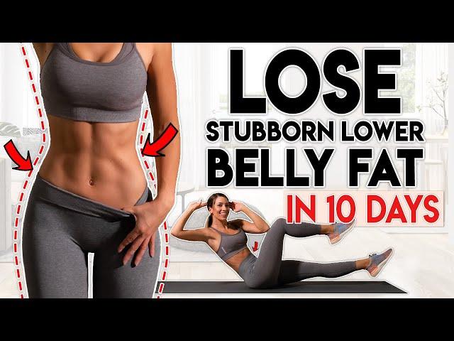 LOSE BELLY FAT in 10 Days (lower belly) | 8 minute Home Workout