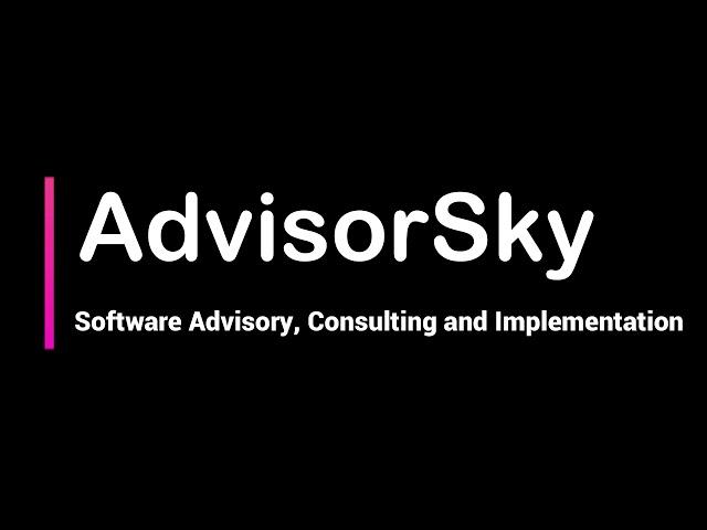 AdvisorSky - Software advisory, consulting and implementation.