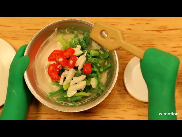 Stop Motion Cooking/Buchujeon/clay animation/claymation/how to make Leek Pancake/w motion