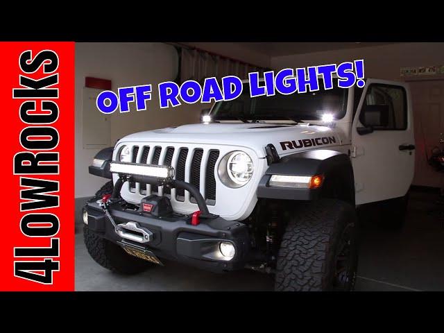 Jeep Wrangler JL Off-Road Lights Installation