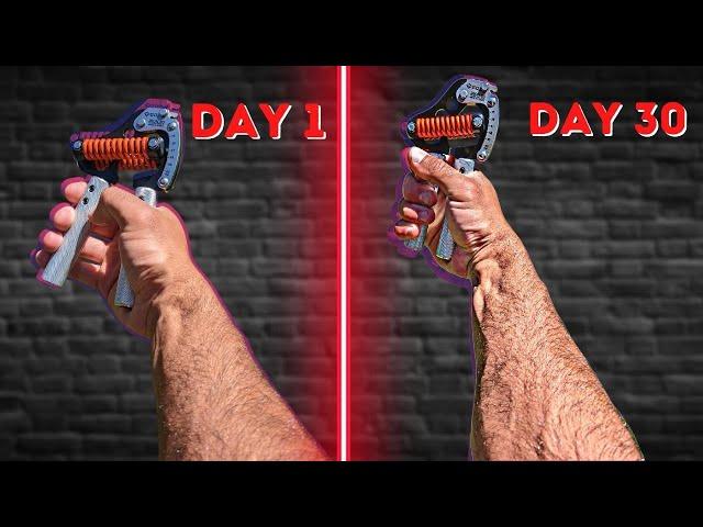 I Used A Hand Gripper Everyday For 30 Days And Grew HUGE Forearms