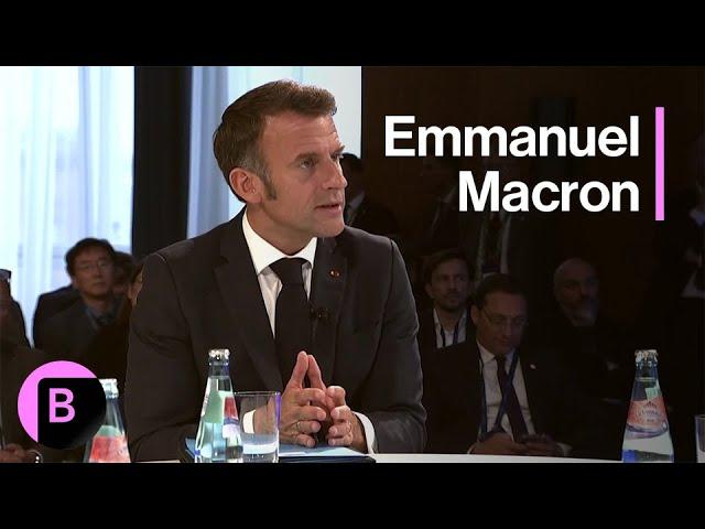 France's Macron Says Europe Is Over-Regulating, Under-Investing