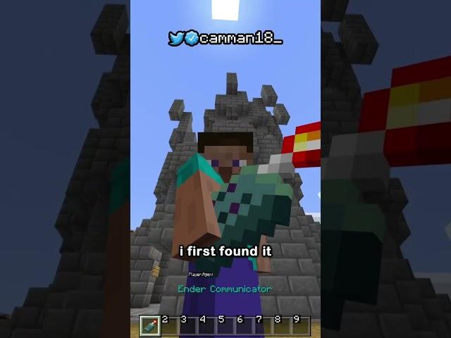 I Discovered A New Item in Minecraft (actually)