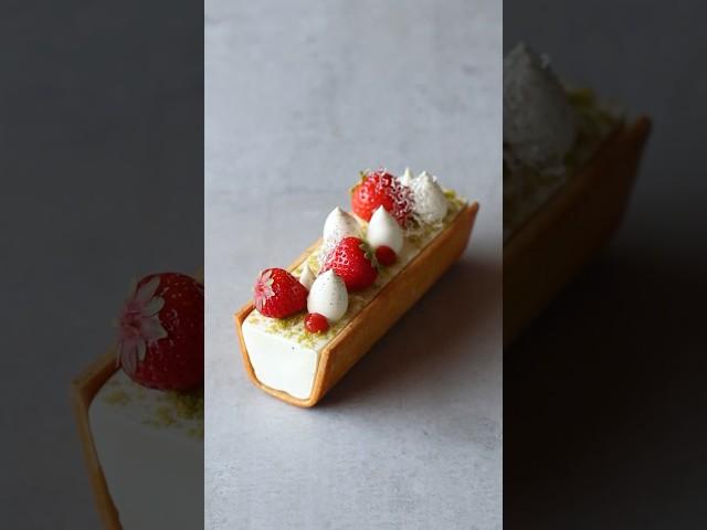 Strawberry & Pistachio Tart