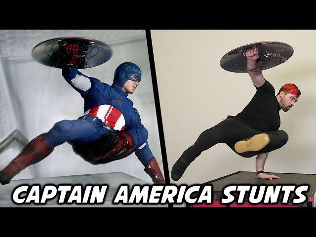 Stunts From Captain America: The Winter Soldier In Real Life (Parkour)