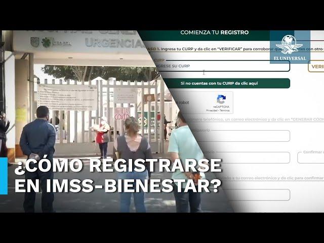 Abre registro IMSS Bienestar para personas sin seguridad social