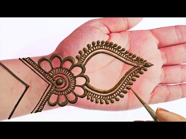 Karwa chauth special 2024 Easy Front hand mehndi design | Easy Stylish Mehandi