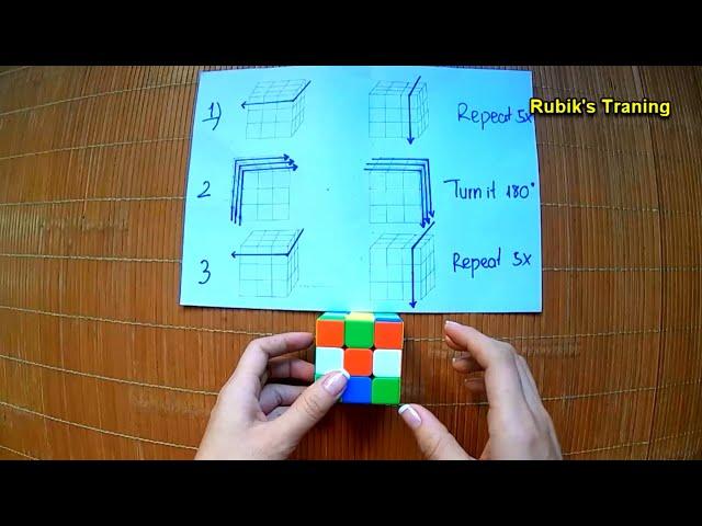 how to solve a 3x3 rubik's cube easy - Rubik's Training