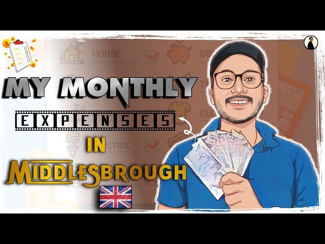 Monthly Expenses in Middlesbrough near Teesside University UK