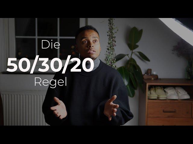 20% sparen mit der 50-30-20 Minimalismus Regel. | Geld sparen