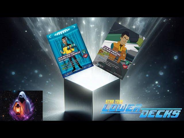 Universus Star Trek Lower Decks Challenger Series Sam Rutherford Unboxing