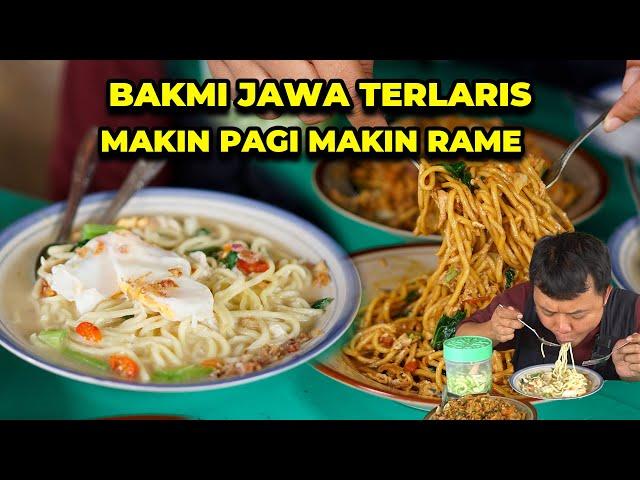 SATU-SATUNYA BAKMIE JAWA YANG BUKA DARI PAGI, SEKALI JUALAN LUDES RATUSAN PORSI!