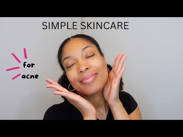 MY 3-STEP SKINCARE ROUTINE | Unsponsored Skincare For Acne and Hyperpigmentation | UnivHair Soleil