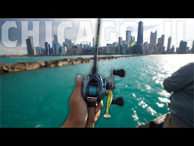 Fishing Downtown Chicago for Smallmouth Bass | Lake Michigan