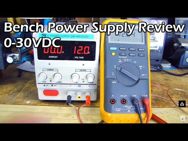 Bench Power Supply Full Review (variable 0-30V & 0-10A) QW-MS3010D