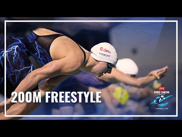 New World Junior Record as McIntosh & Ledecky Face Off in 200M Free | TYR Pro Series Fort Lauderdale