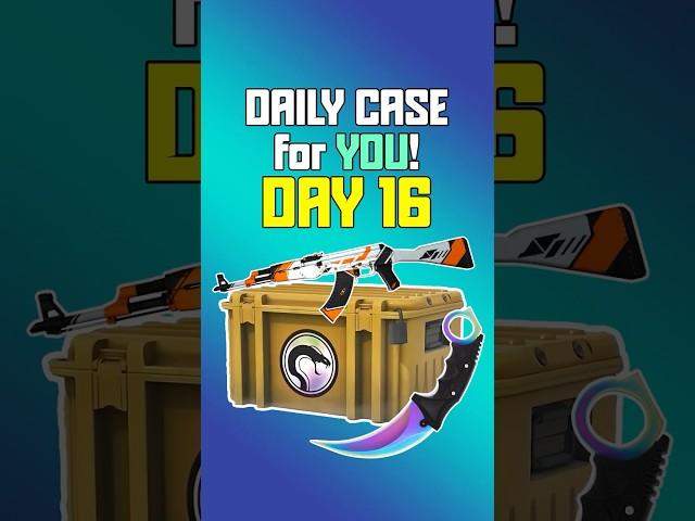 CS2 Daily Case Opening - DAY 16 - GIVEAWAY! #shorts #cs2 #case #opening #skins #giveaway