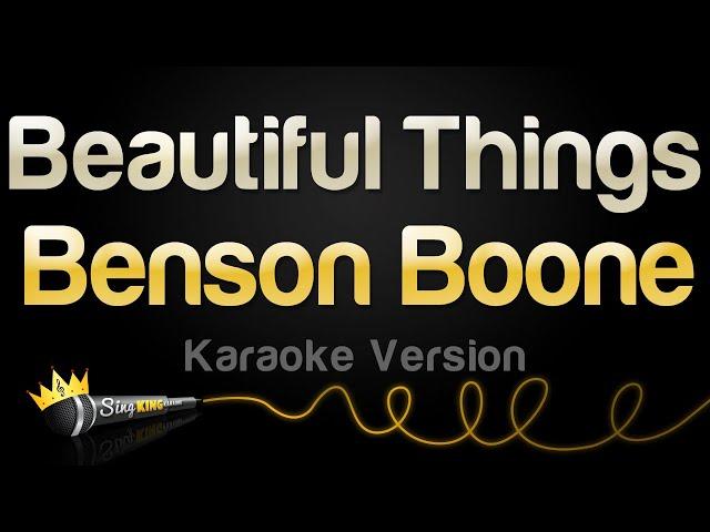 Benson Boone - Beautiful Things (Karaoke Version)