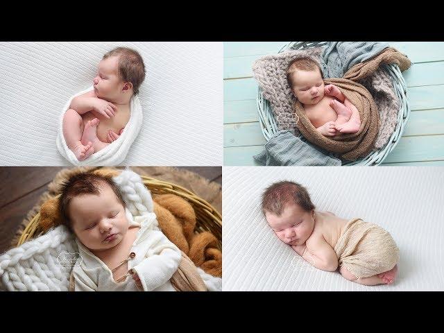 How to Photograph a Newborn Baby (My workflow & Wrapping technique & Newborn Photoshoot BTS)