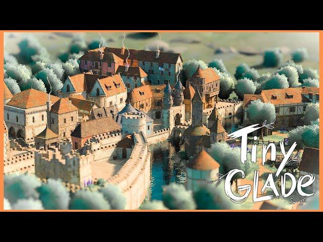 Tiny Glade : Medieval Town with suburbs [speed build]  