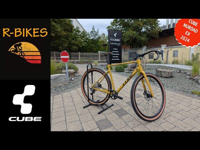 Gravel Bikes 2024 Cube Nuroad EX caramel´n´black WALK -AROUND REVIEW