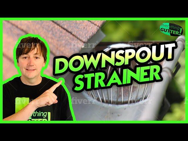 Gutter Downspout Strainer, Guard, Screen  Review