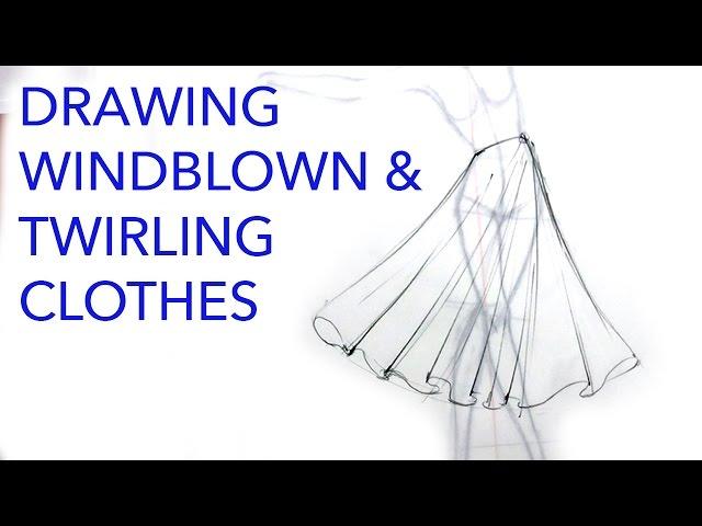 Drawing Clothes 5: Moving Drapes