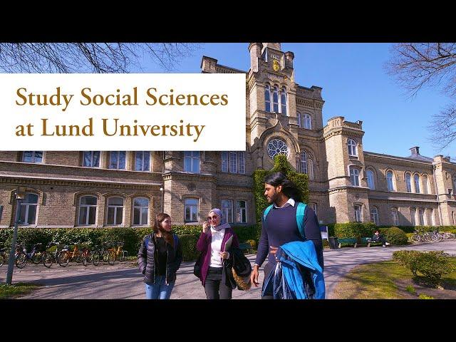 Study Social Sciences at Lund University