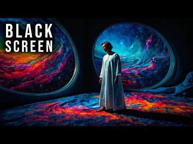 Wake Up In A Parallel Reality | Deep Dreaming Binaural Beats Sleep Music | Black Screen Trance