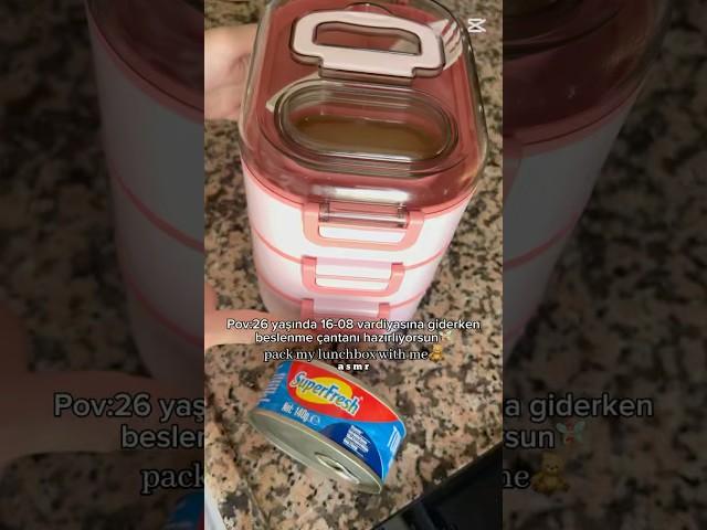 İg:cerenykaya *reklam yoktur ‍️ #hemşire #lunchbox #asmr #sağlıklıyaşam #nurselife #recipe