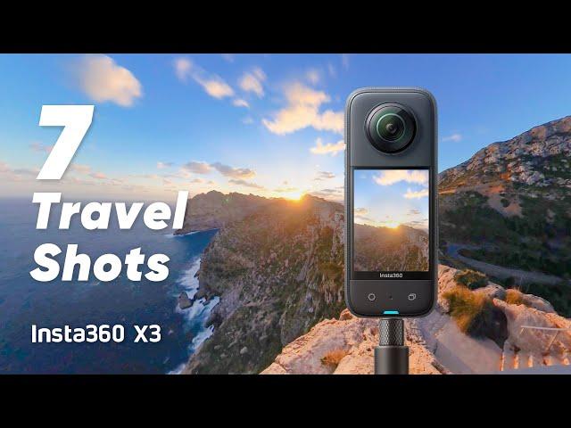 Insta360 X3 - 7 Easy Travel Shots and Editing Tutorial (ft. Best360)