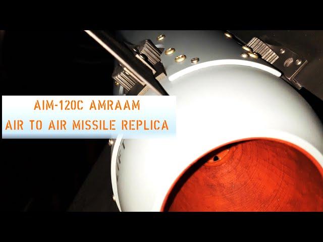 AIM-120 AMRAAM Air to Air Missile 57% Scale (DIY - Project Build) #AMRAAM #AIM120 #missile