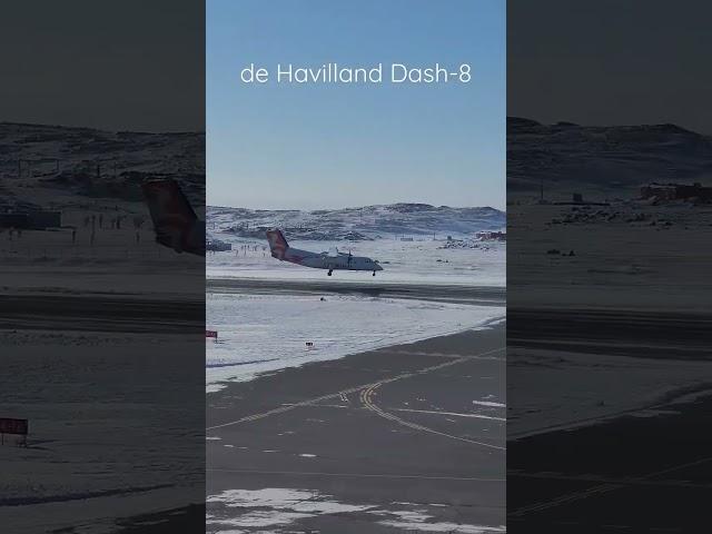 Dash 8 Landing on a Windy day #aviation #flying