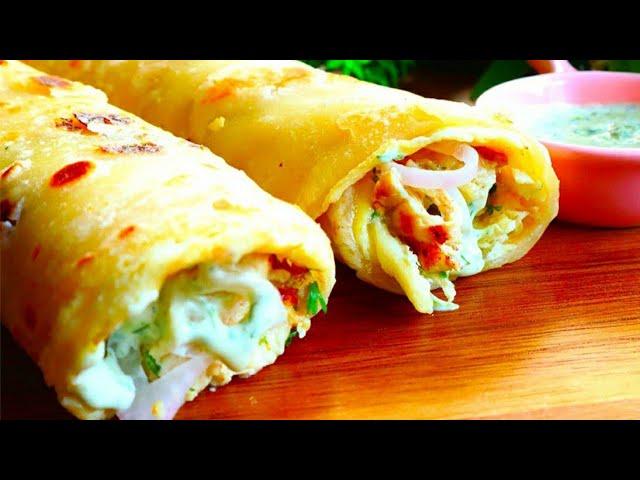 Chicken Malai Tikka Rolls  l  Cooking with Benazir