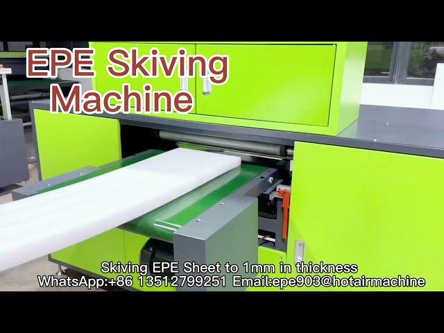 EPE Skiving Machine | EPE Splitting Machine | Foam Skiver | How to Skive EPE Sheet