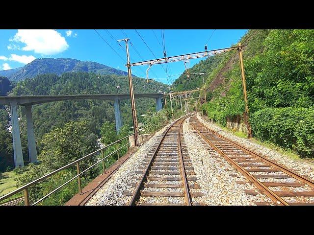  Bellinzona - Göschenen - Wassen Gotthard cab ride [08.2019]