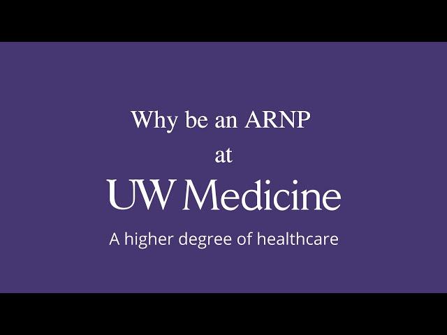 ARNP at UW Medicine