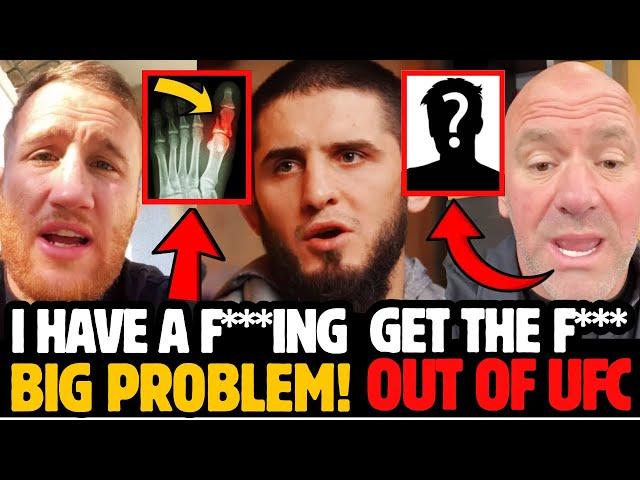 Justin Gaethje REVEALS SAD NEWS! Dana White RELEASES UFC fighter! Islam Makhachev next move LEAKED!?