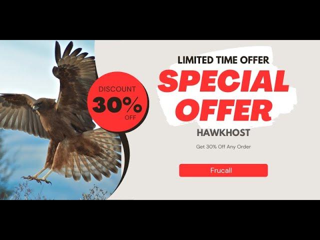 30% OFF Hawkhost Discount Promo Code On August 2023