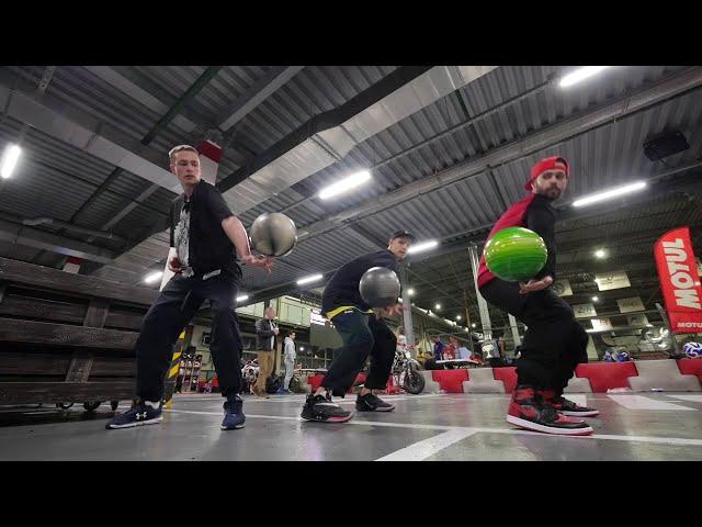 Kirill Fire + Sims + JEQ freestyle basketball PIT motorsport