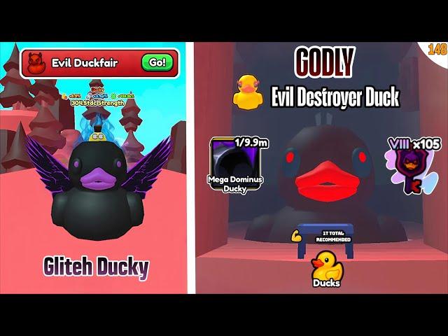 Evil Duckyfair | Gliteh Ducky - Evil Destroyer Duck & Arm Wrestle Simulator Roblox #148