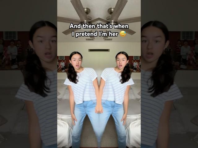 Do you have a twin!?  #fypシ゚ #funny #relatable #twins #filter #shorts #skit #girls #viral